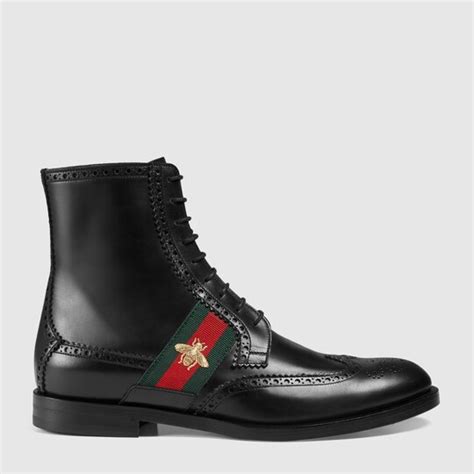 gucci mens strapped boots|Gucci men's boots162616 price.